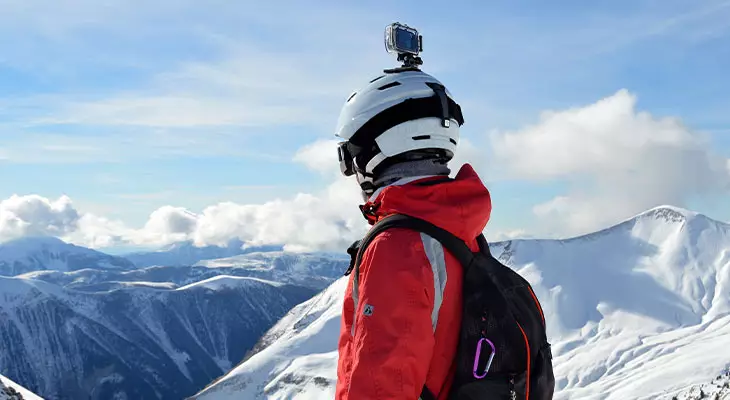 La GoPro au ski