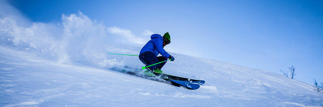 off-piste skiing