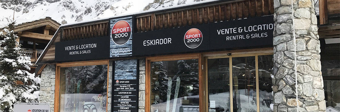 Welcome to Sport 2000 Val d'Isère Eskiador shop
