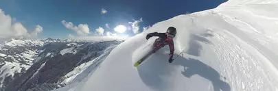 enfant ski hors piste