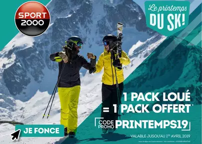 location pack de ski reduction printemps 2019