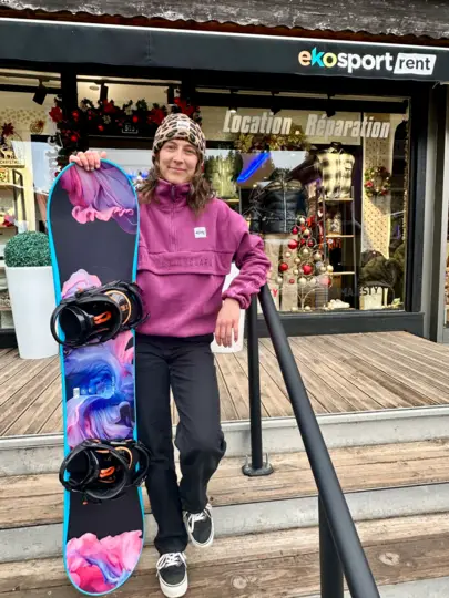 location de snowboard les gets