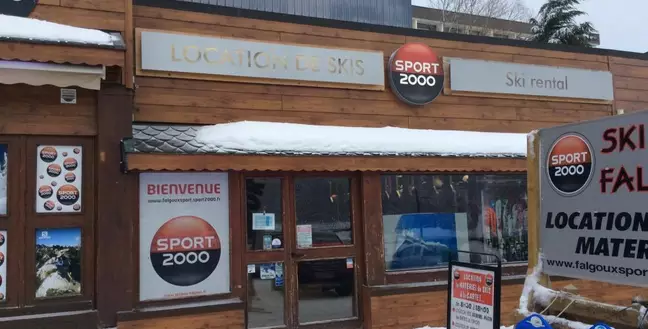 Façade location Ski Shop Falgoux Sport 2000 Super-besse