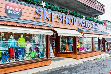 Façade magasin Ski Shop Falgoux Super-besse Sport 2000