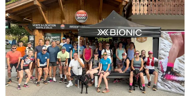 Stand Ardent Sports lors d'un événement sportif à Montriond